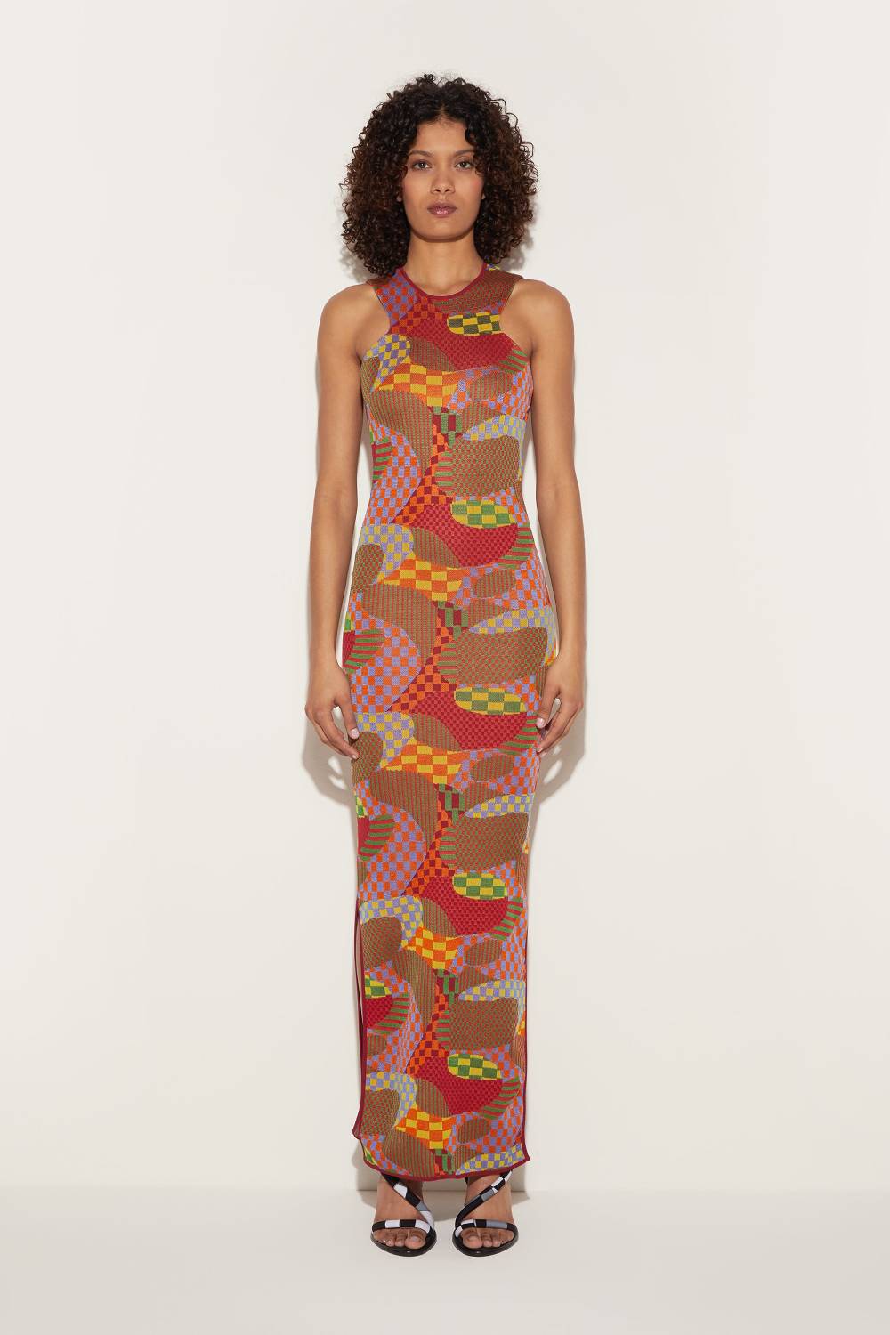 Pucci Abito lungo jacquard con motivo Giardino Offerta settimanale