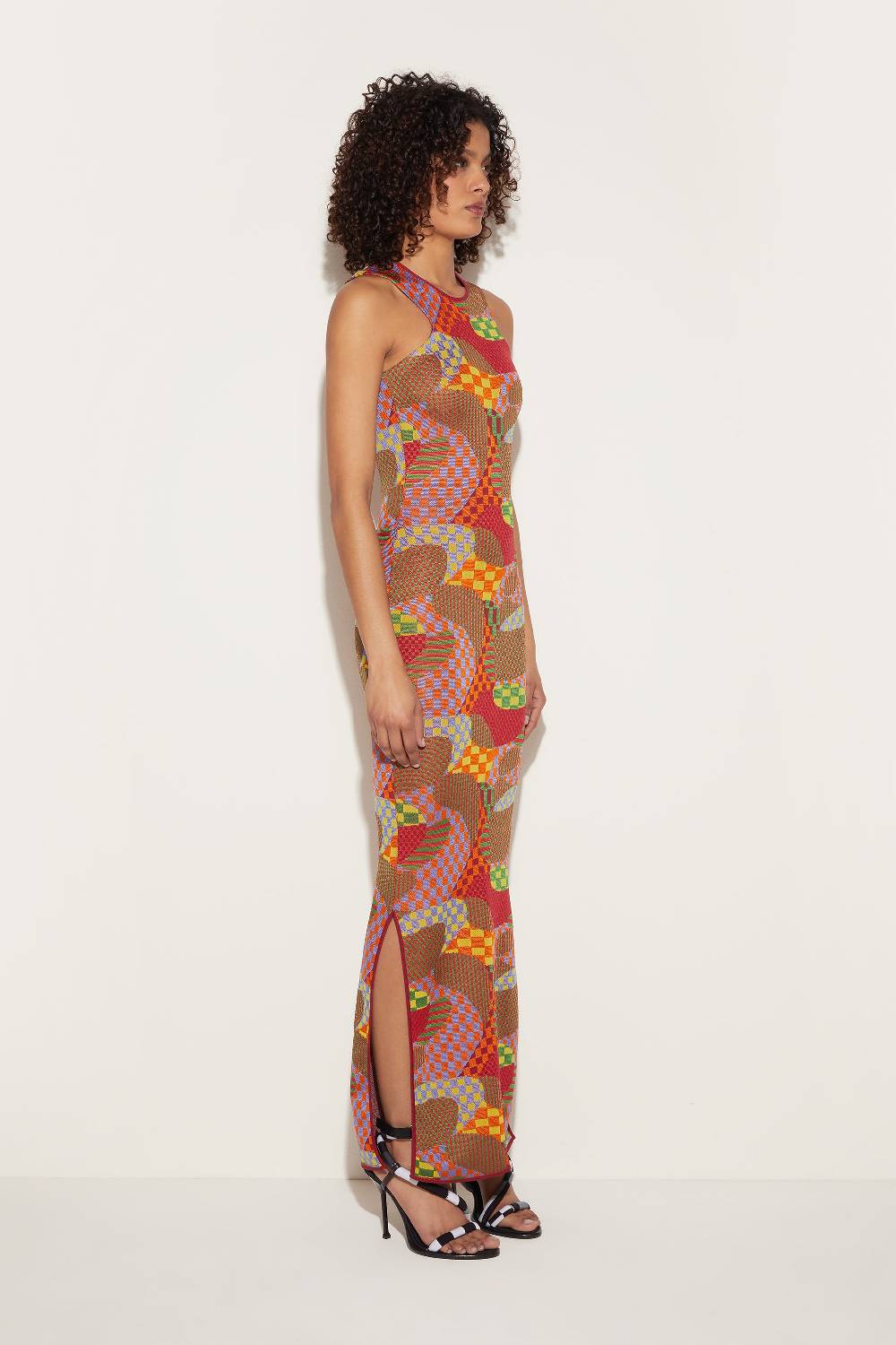 Pucci Abito lungo jacquard con motivo Giardino Offerta settimanale