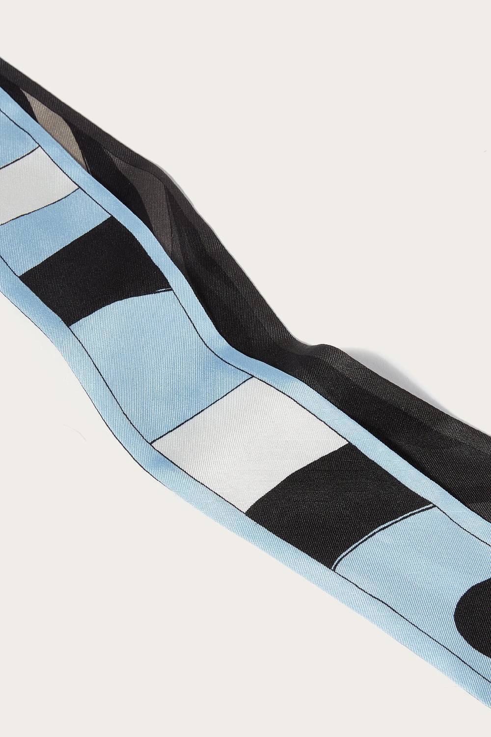 Pucci Foulard in seta con stampe Marmo e Iride Promozione temporanea