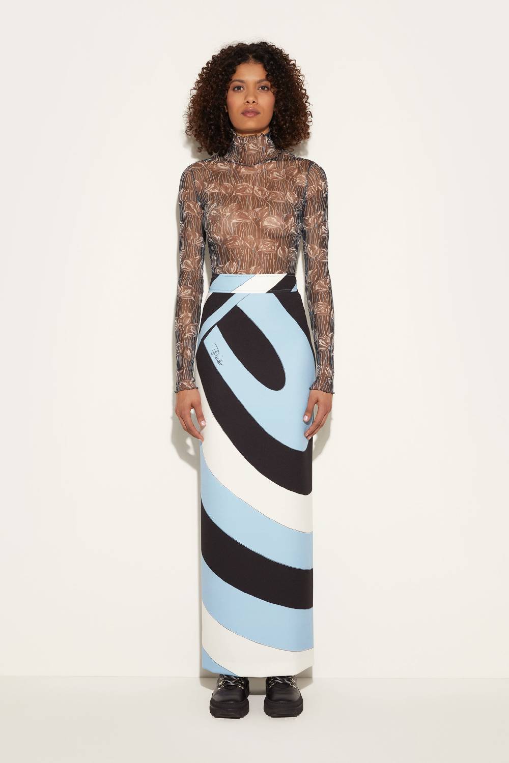 Pucci Gonna lunga stampa Iride Fino al 65% di sconto