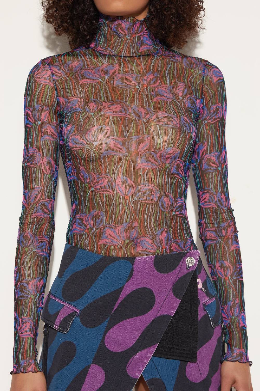 Pucci Top con stampa Fior di Loto Fino al 55% di sconto