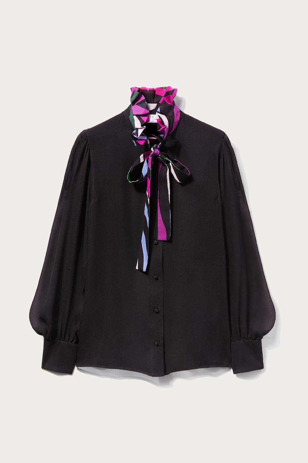 Pucci Camicia in seta con finiture Marmo Discount Store per i nuovi prodotti