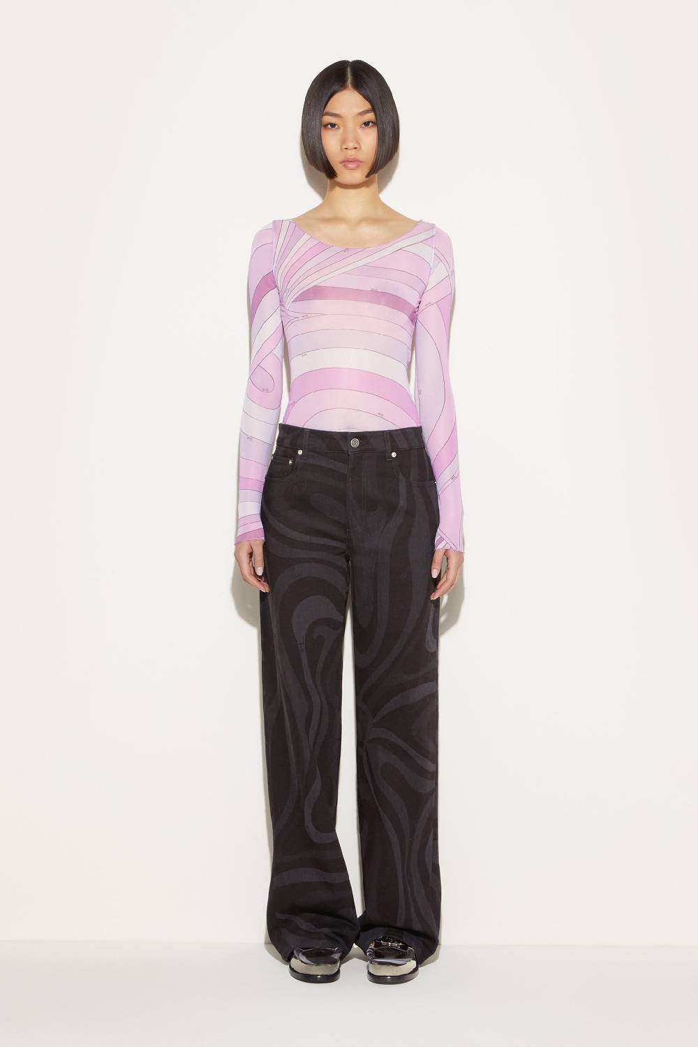 Pucci Top con stampa Iride Super sconto