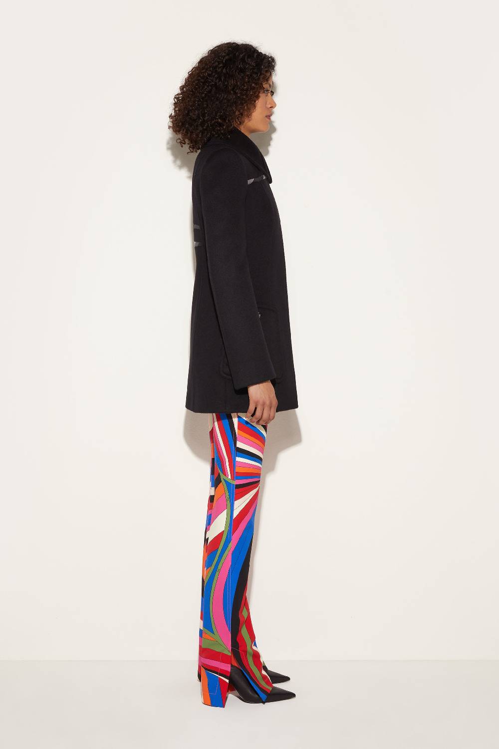 Pucci Cappotto con finiture Iride Enormi sconti