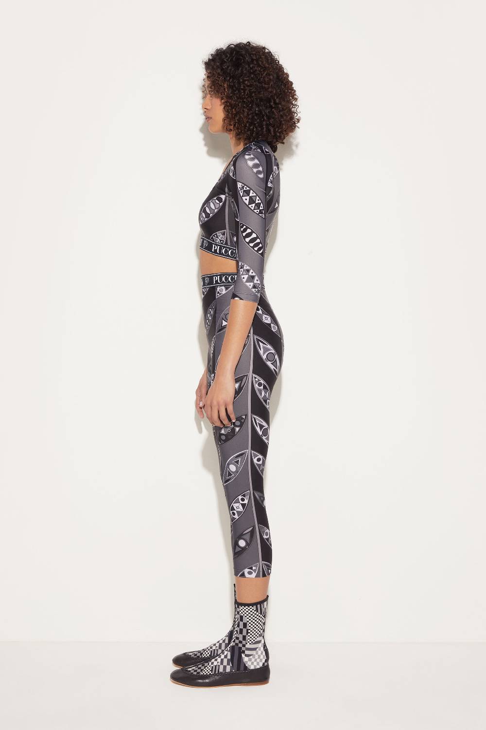 Pucci Crop top con stampa Girandole Trasporto libero internazionale
