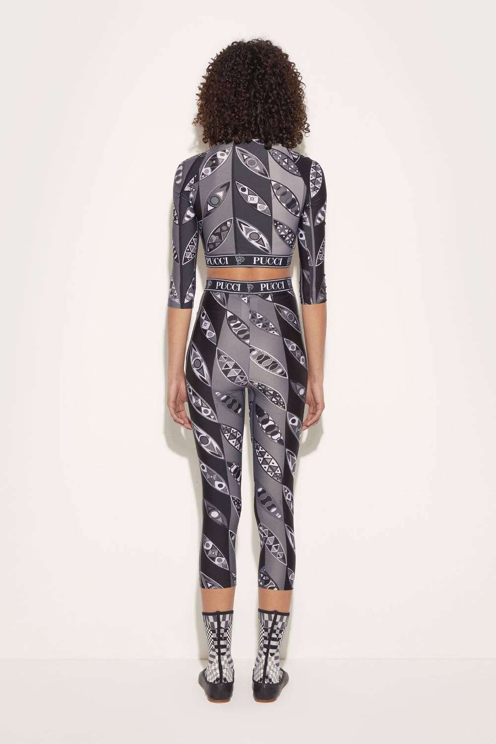 Pucci Crop top con stampa Girandole Trasporto libero internazionale