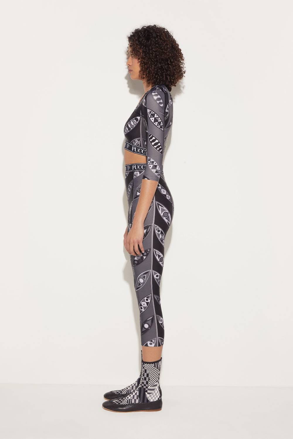 Pucci Leggings con stampa Girandole Officina
