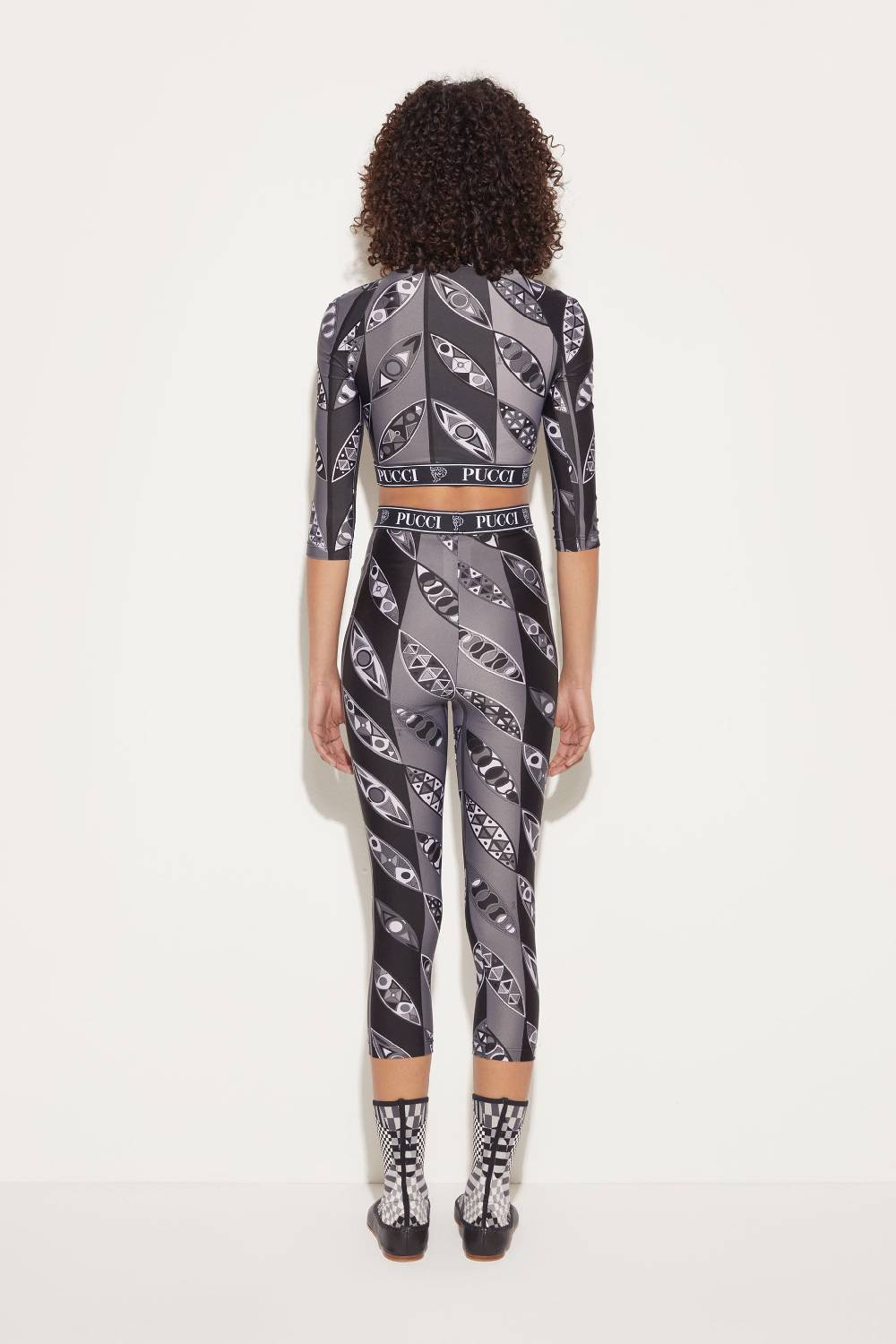 Pucci Leggings con stampa Girandole Officina