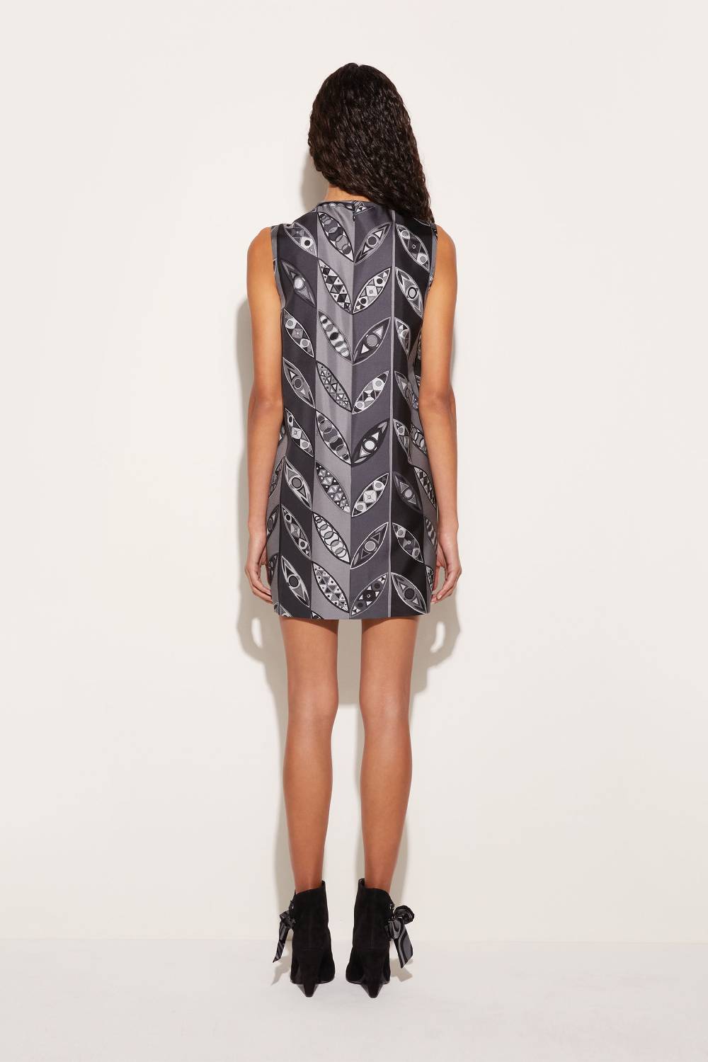 Pucci Mini abito in seta con stampa Girandole Esporta salva