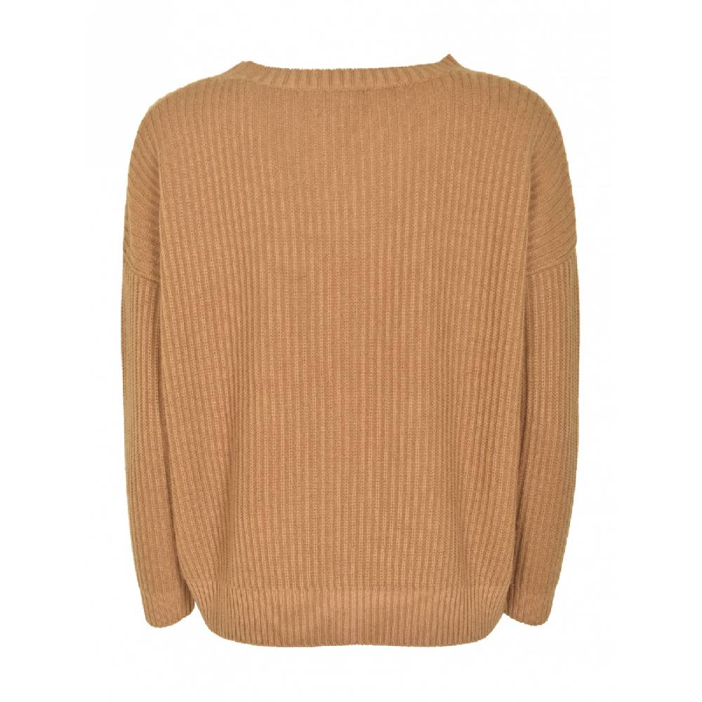 F CASHMERE Maglia girocollo costa inglese Fino Al -60%