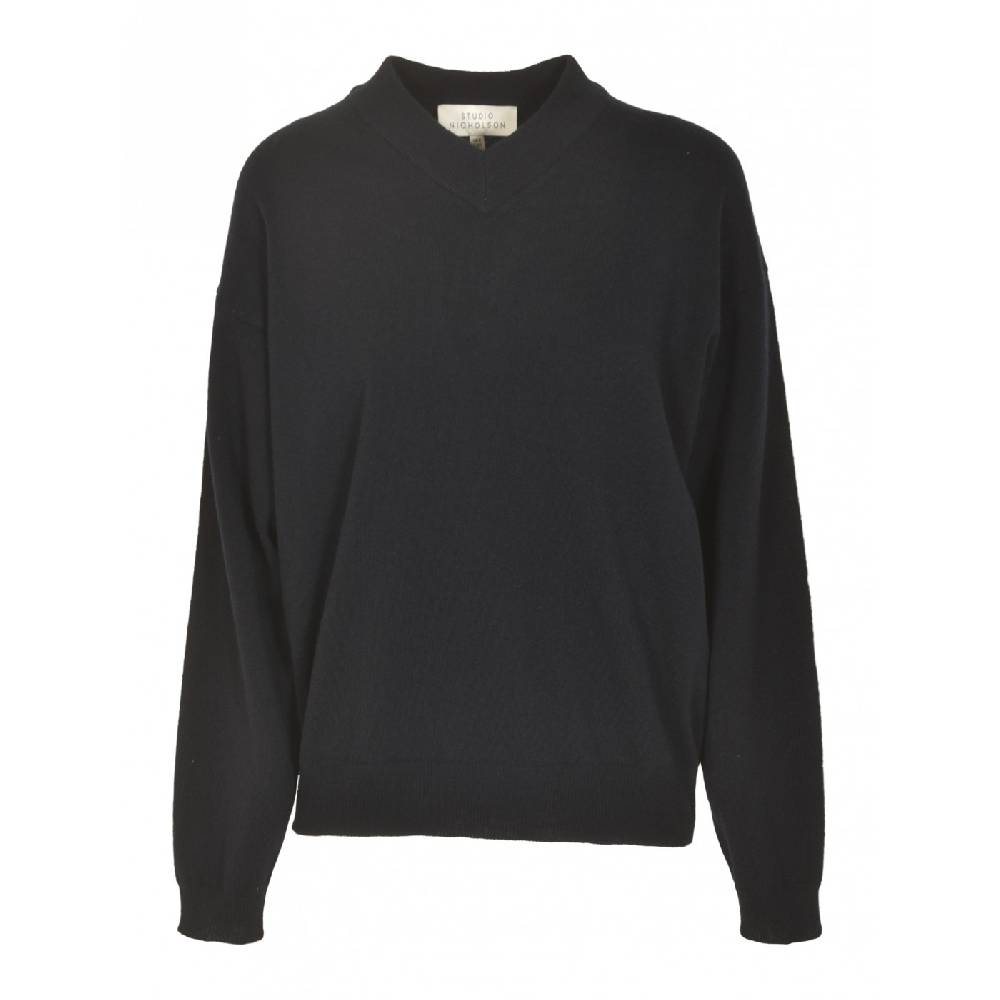 STUDIO NICHOLSON Maglia scollo v over Presa
