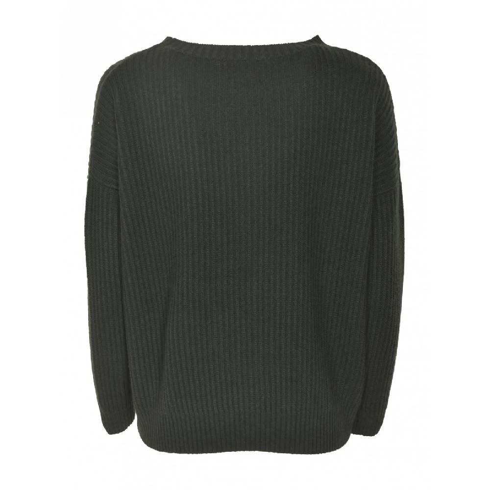 F CASHMERE Maglia girocollo costa inglese Offerta
