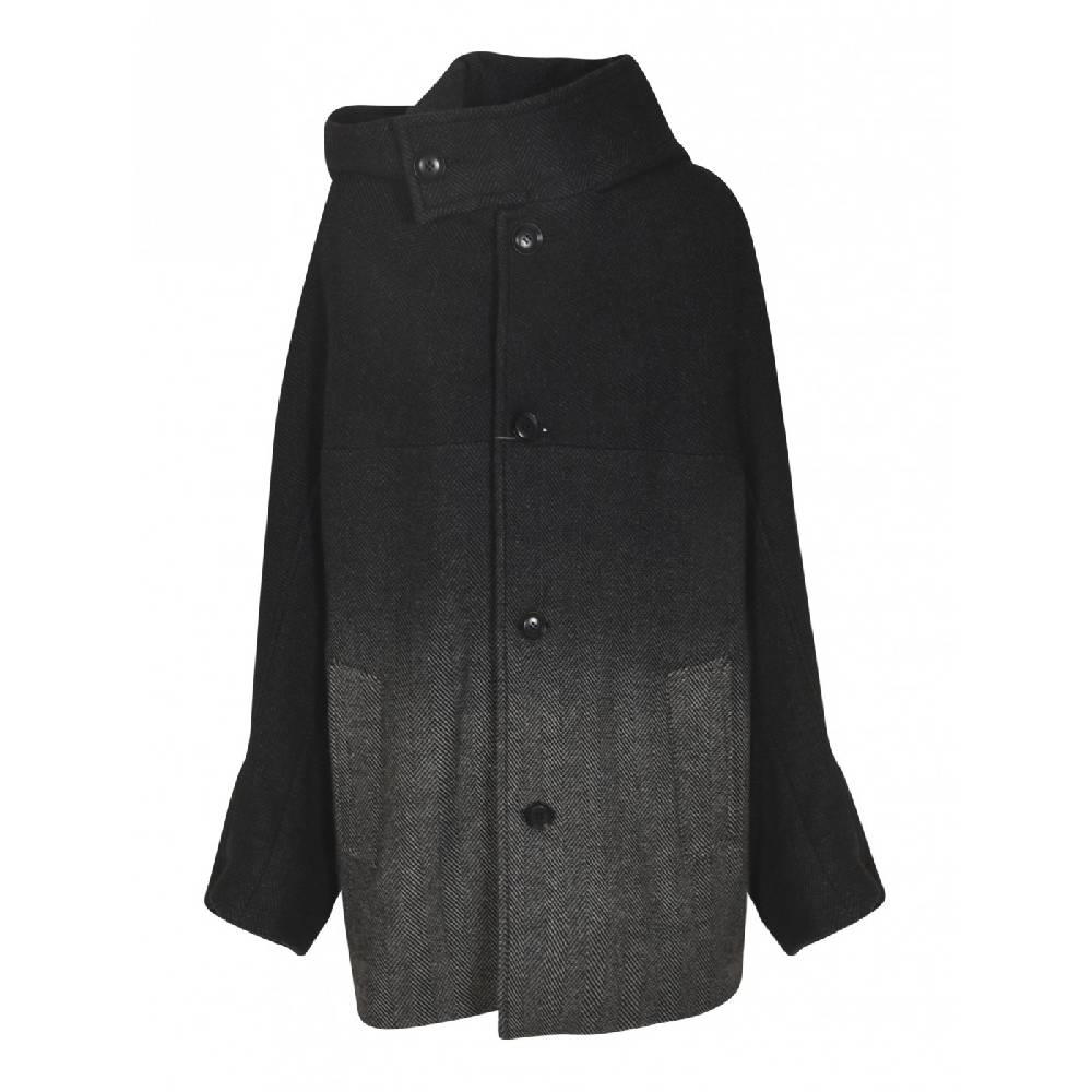 Y&#039;S YOHJI YAMAMOTO Caban drappeggiato con cappuccio