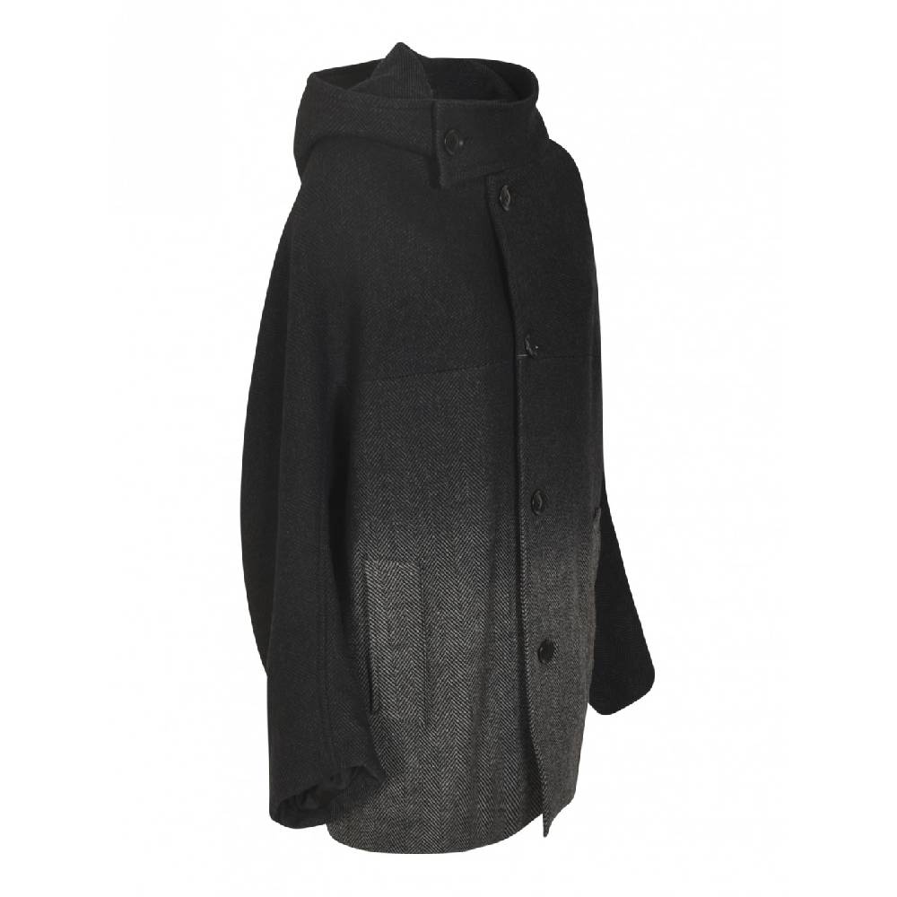 Y&#039;S YOHJI YAMAMOTO Caban drappeggiato con cappuccio Online