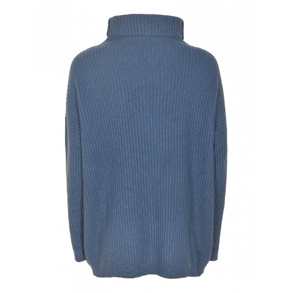 F CASHMERE Maglia collo alto costa inglese Outlet