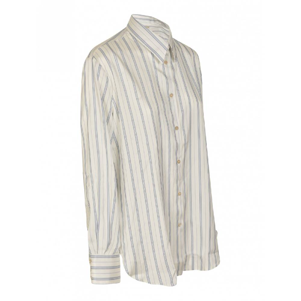 MASSIMO ALBA Camicia dritta riga verticale In Vendita
