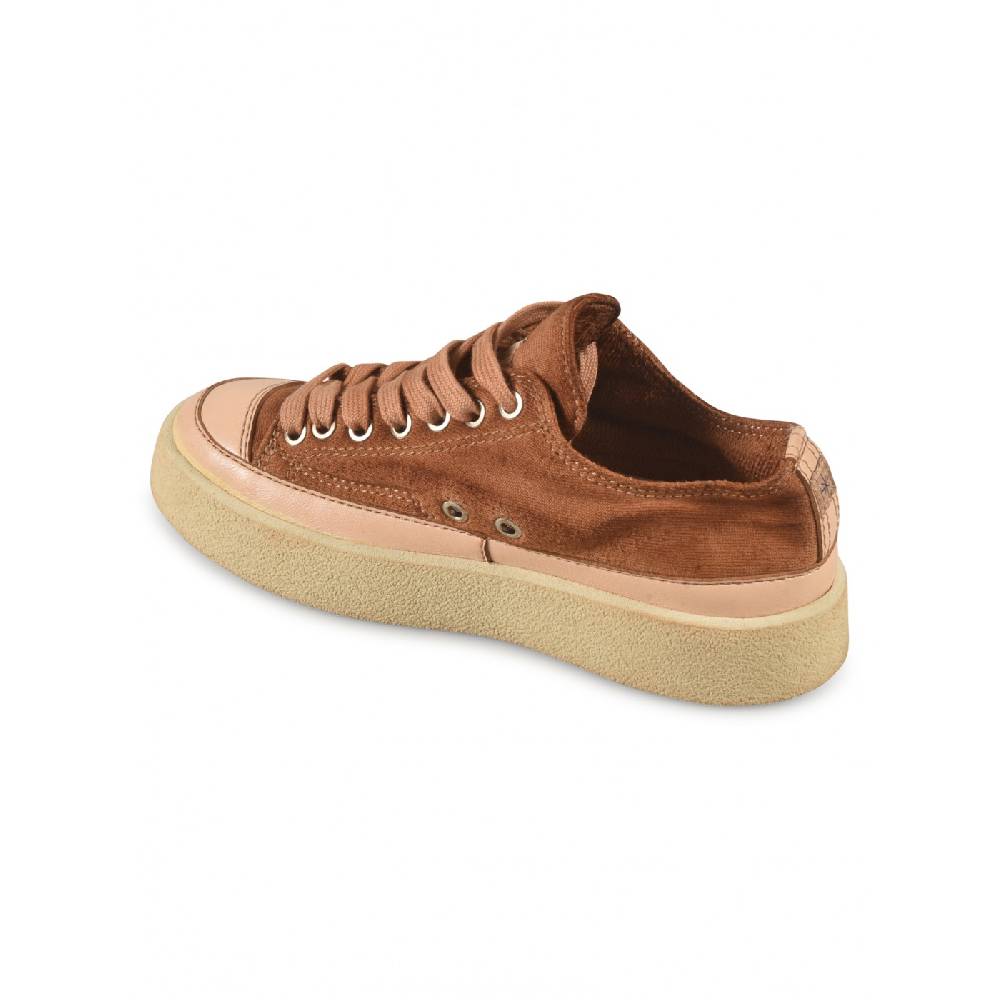 PANAMA ROUTE Sneakers cotone tinto Sconto
