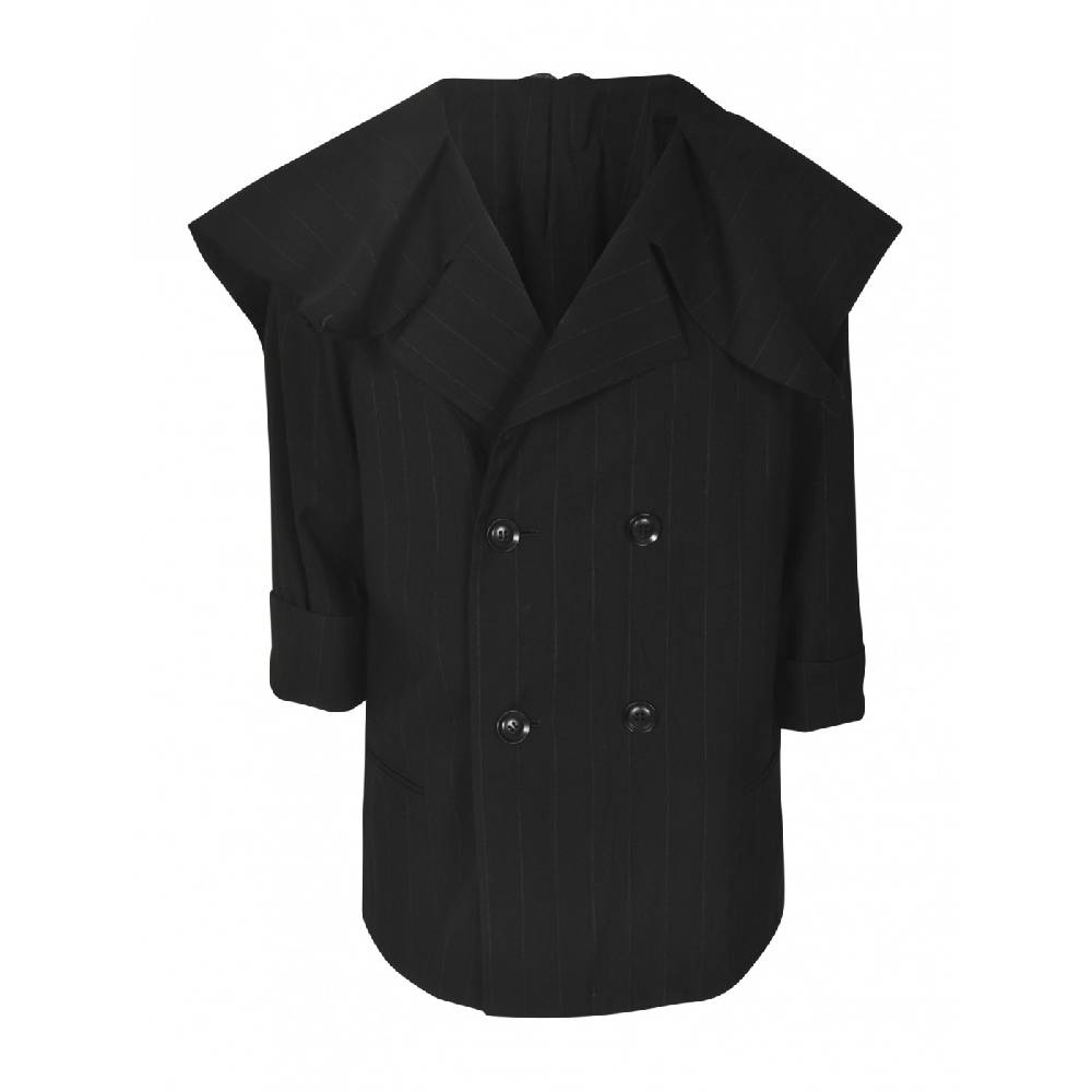 Y&#039;S YOHJI YAMAMOTO Giacca gessata doppio petto Pezzi Unici