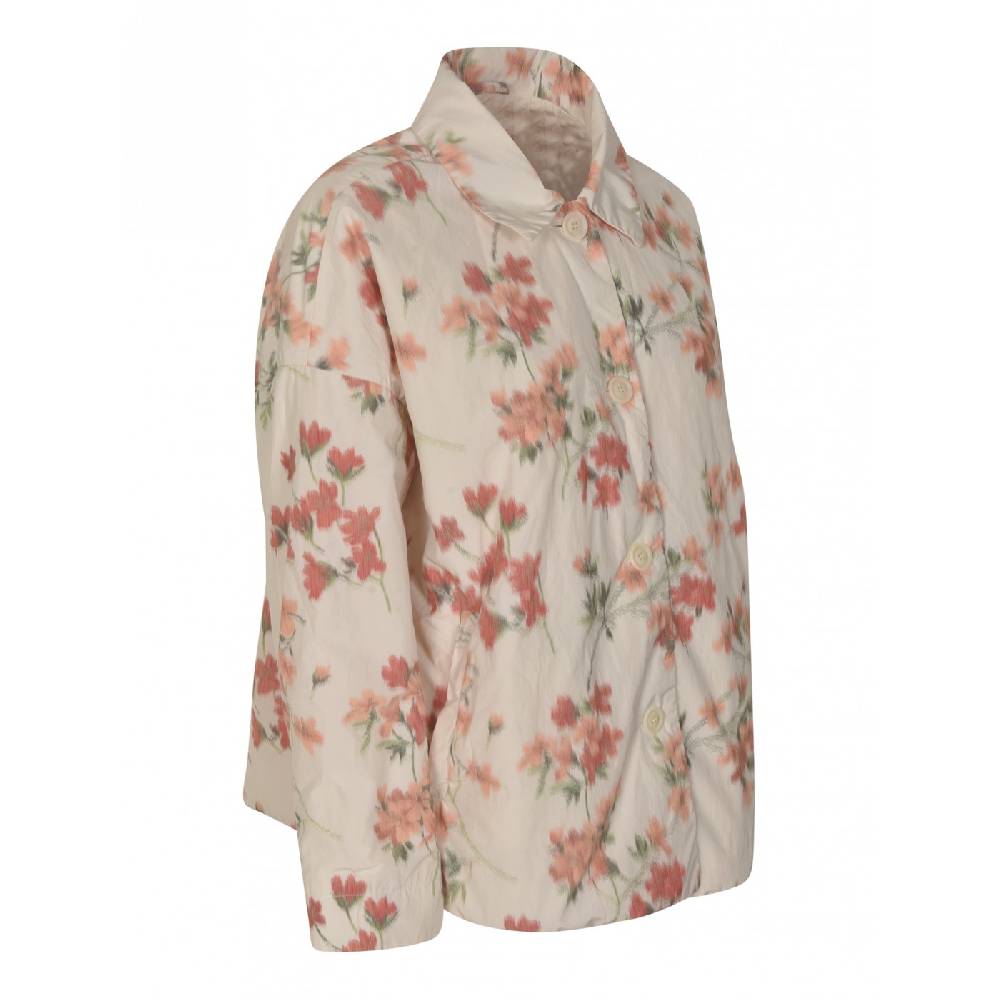 CASEY CASEY Giacca collo camicia fantasia fiori Qualità