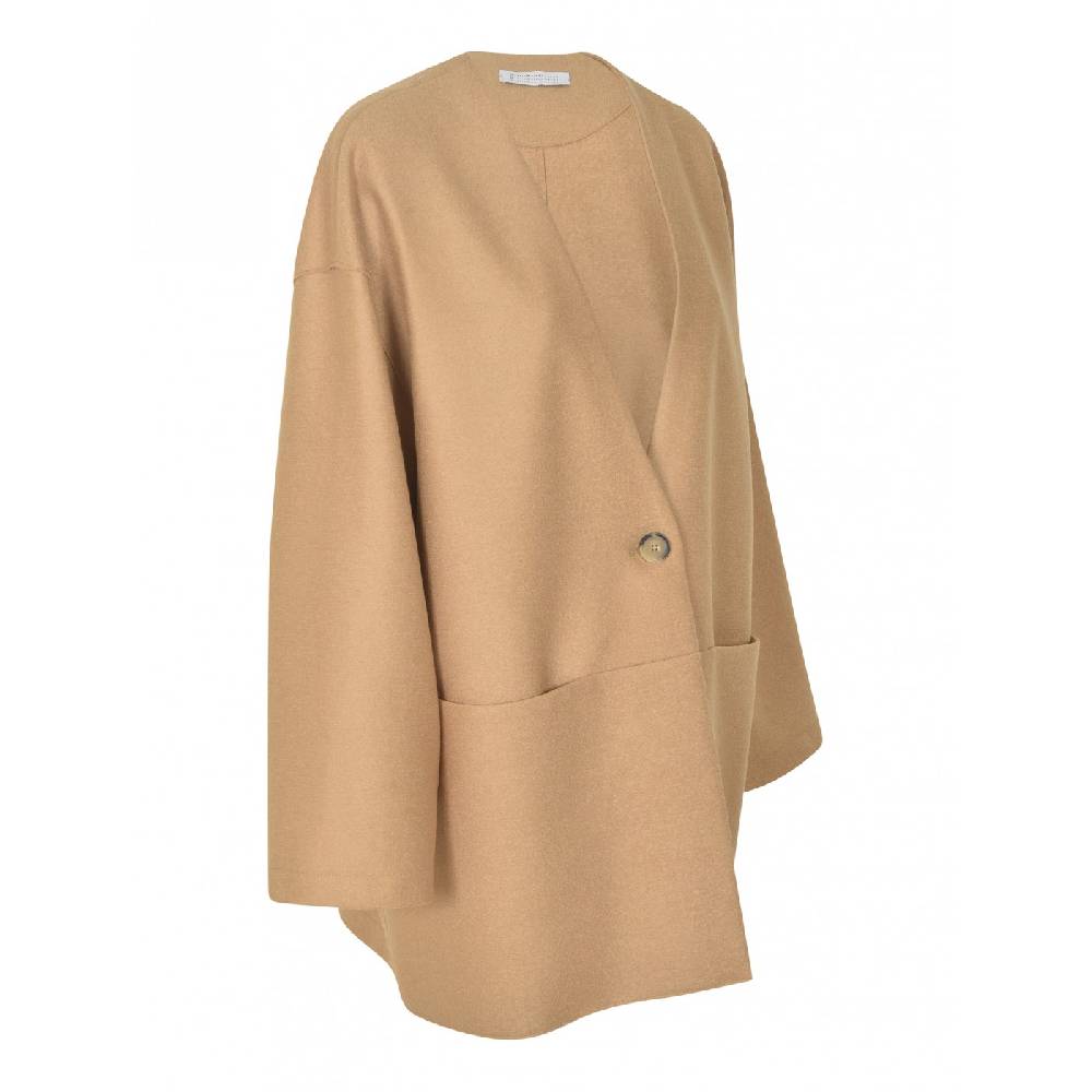 HARRIS WHARF LONDON Giaccone over senza collo Soddisfazione Garantita