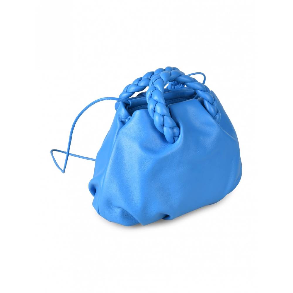 HEREU Bombon braided handle pleated crossbody Online
