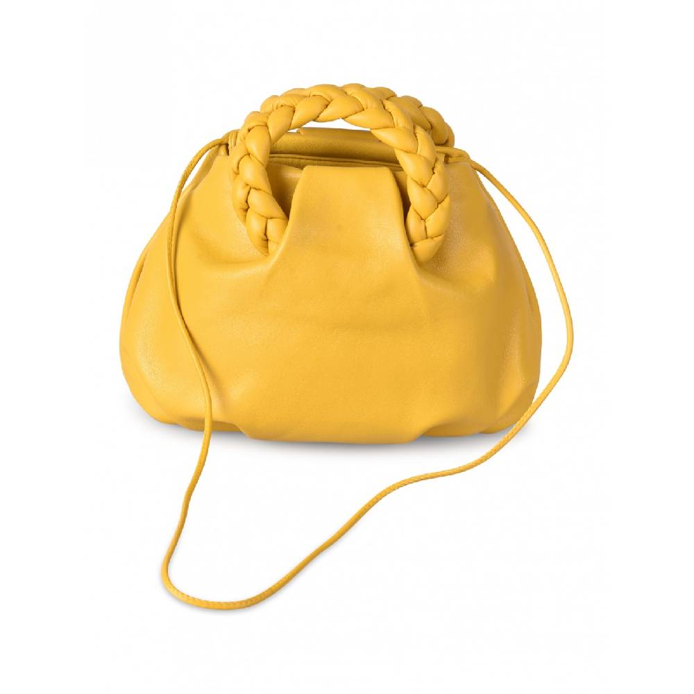 HEREU Bombon braided handle pleated crossbody Offerte