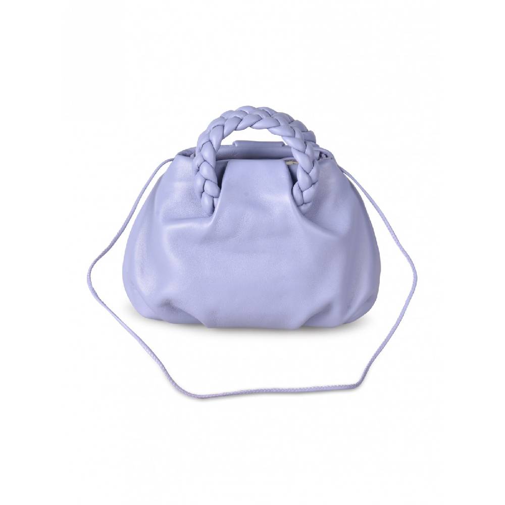 HEREU Bombon braided handle pleated crossbody Vendita Calda