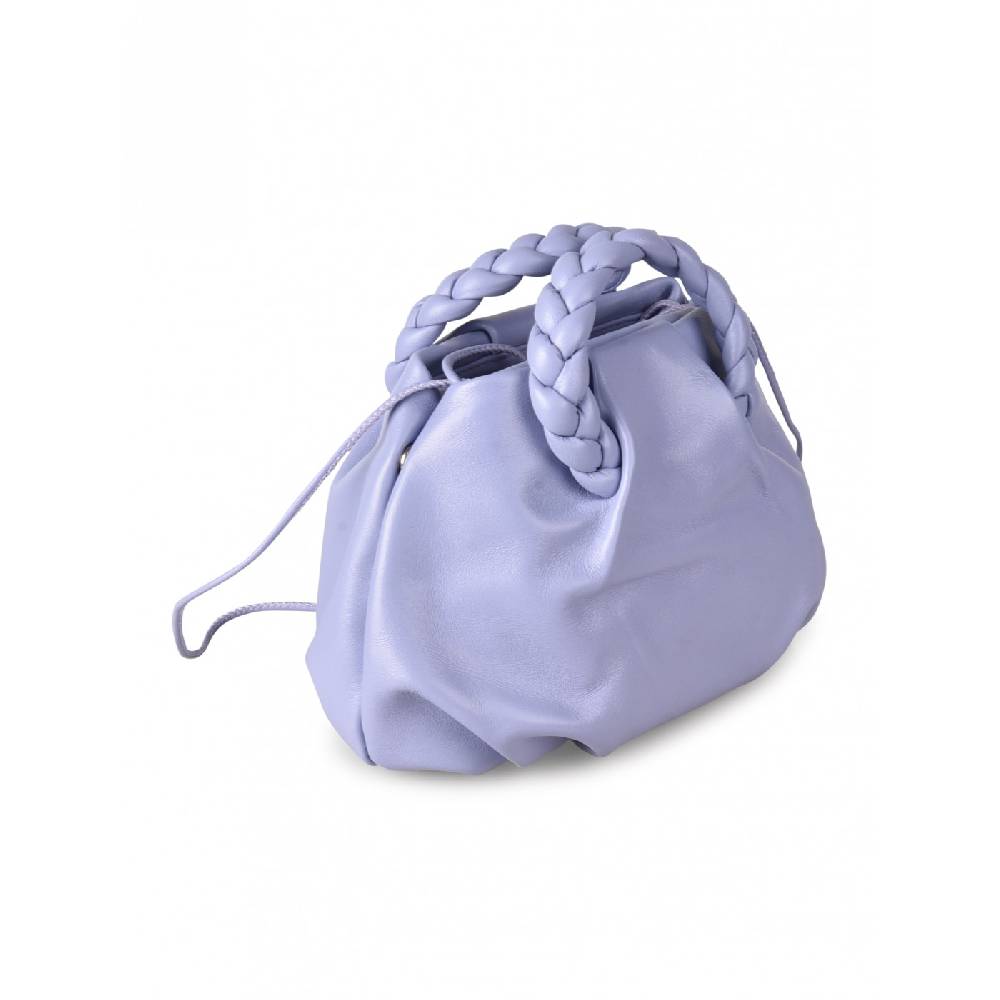 HEREU Bombon braided handle pleated crossbody Vendita Calda