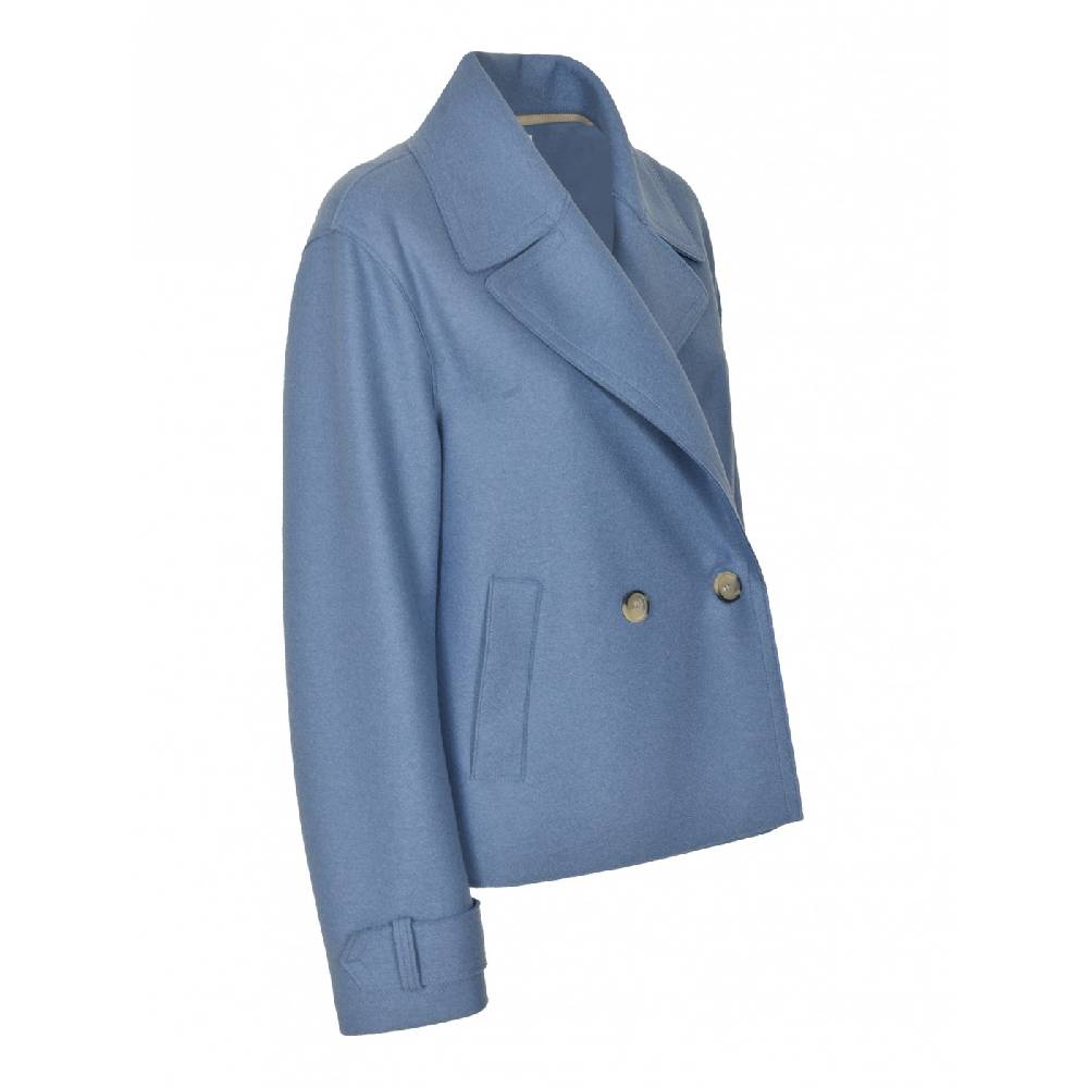 HARRIS WHARF LONDON Peacoat Vendita