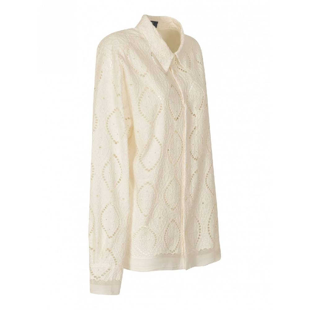 Y&#039;S YOHJI YAMAMOTO Camicia pizzo over Solo un giorno rimasto