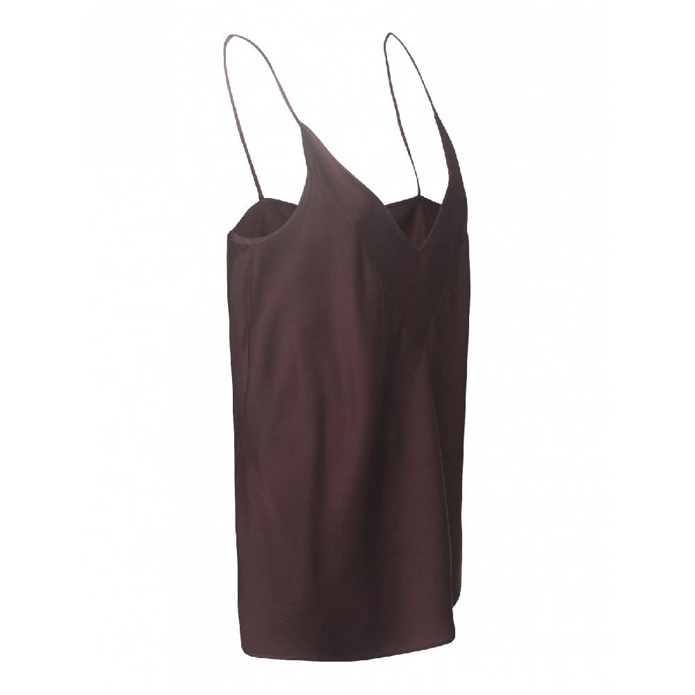 FORTE FORTE Top spallina ras seta strech Latest stili
