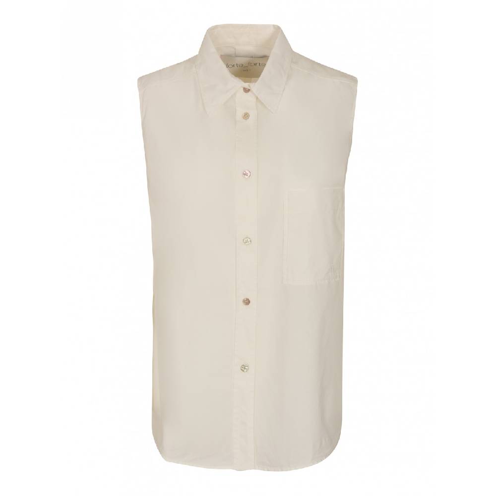 FORTE FORTE Camicia smanicata popeline Only for today
