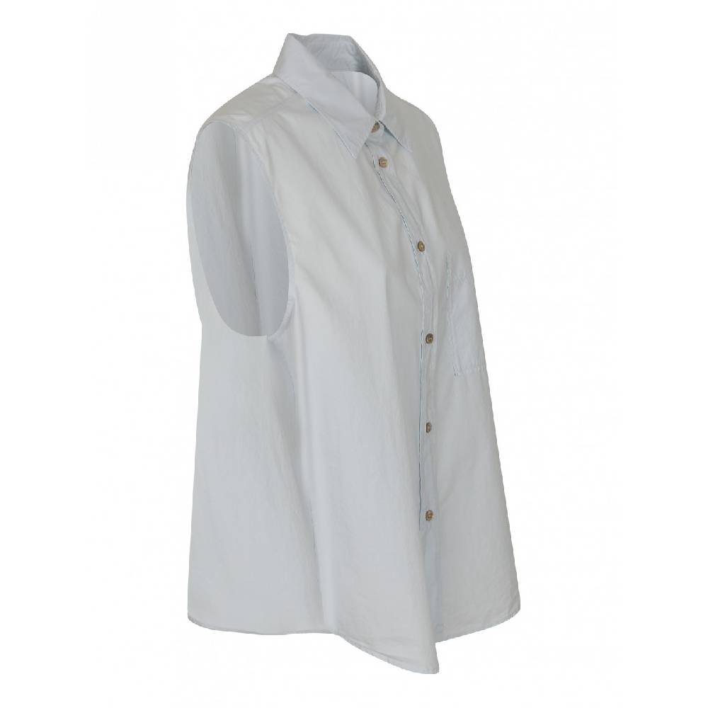 FORTE FORTE Camicia smanicata popeline Sostegno trimestrale