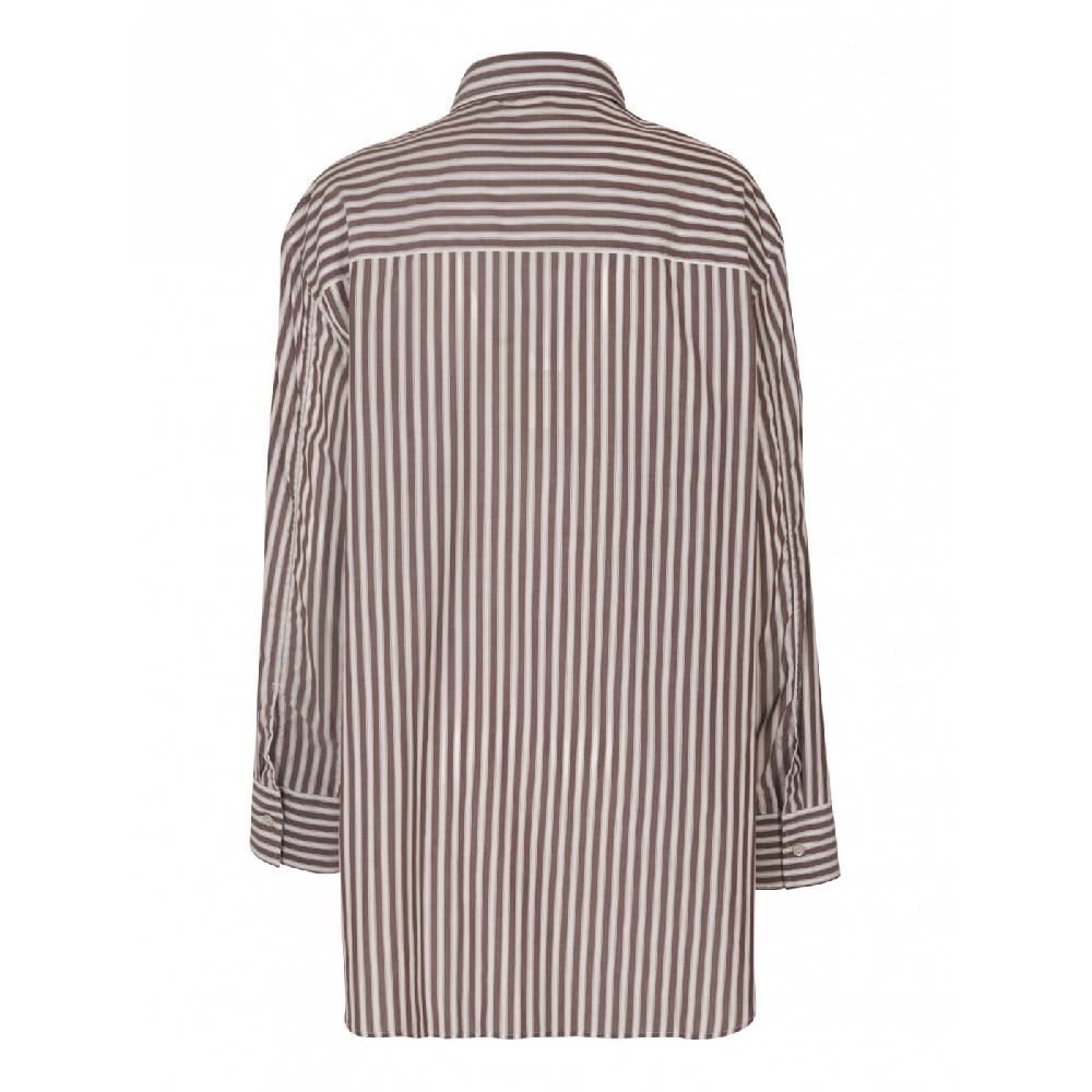 STUDIO NICHOLSON Camicia over a righe Vendita Economica