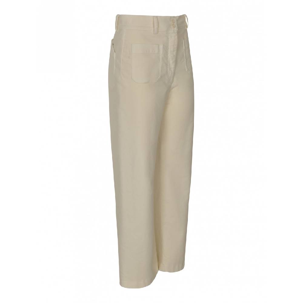 ASPESI Pantalone largo tasca dietro con bottone Moda