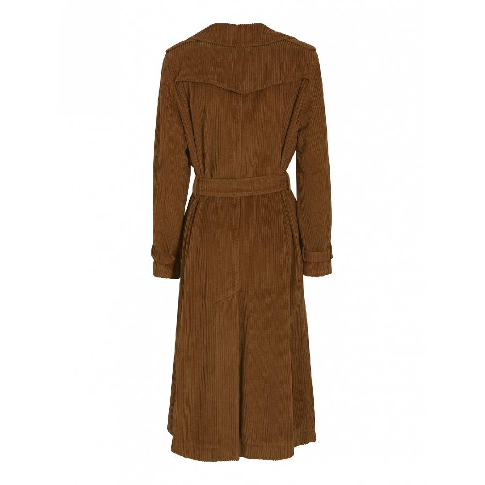 KILTIE Trench velluto a coste colin Enormi sconti