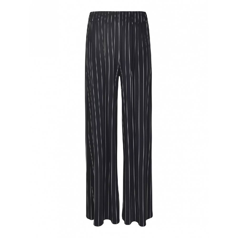 NORMA KAMALI Pantaloni gamba larga elastico in vita Flash Sale