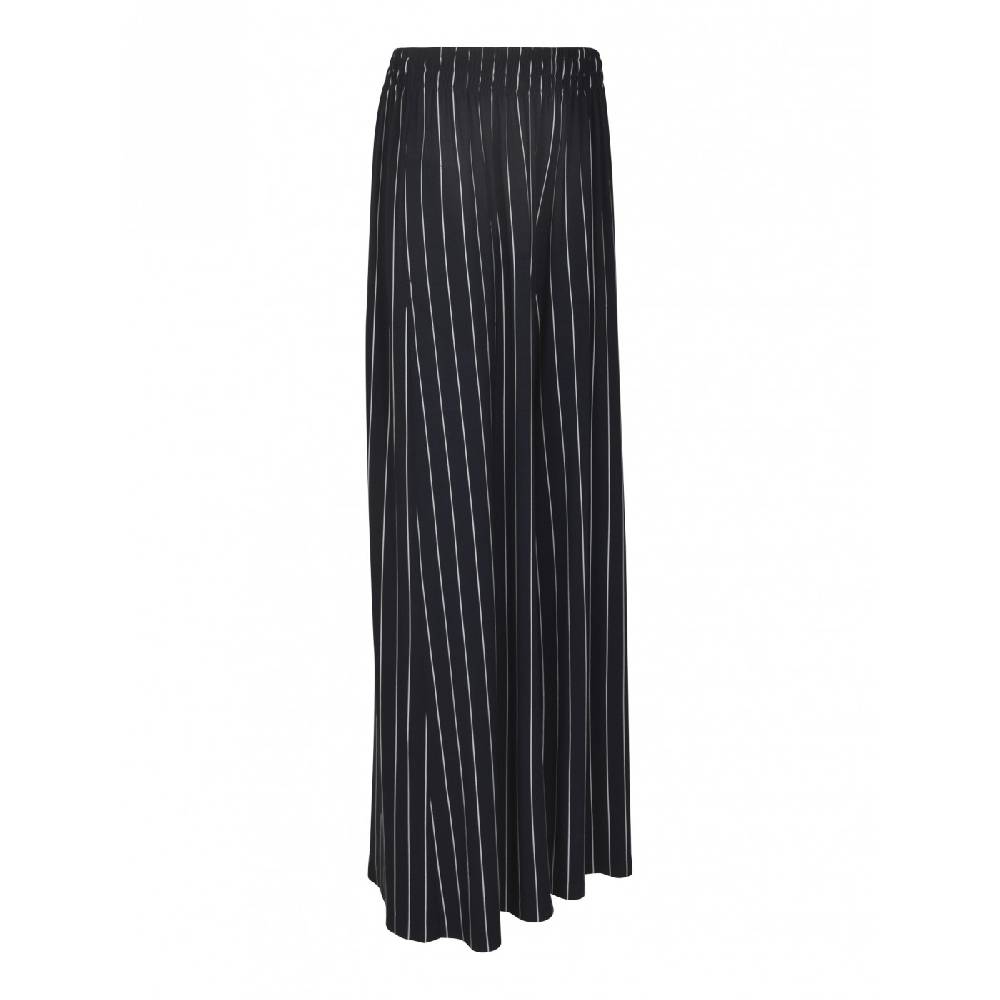 NORMA KAMALI Pantaloni gamba larga elastico in vita Flash Sale