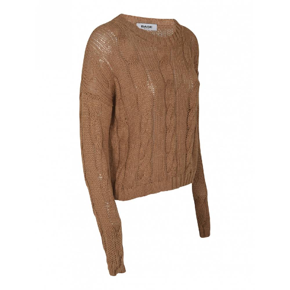 BASE Maglia girocollo trecce Offerta temporanea