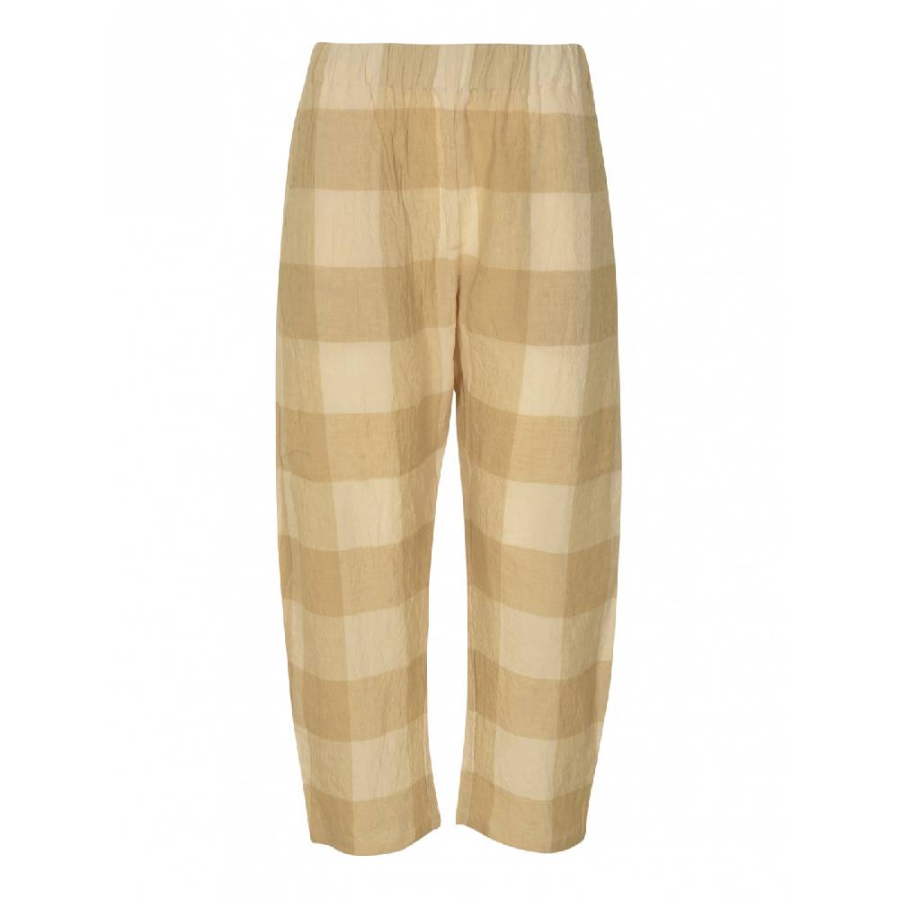 APUNTOB Pantaloni quadri elastico in vita Duty-free