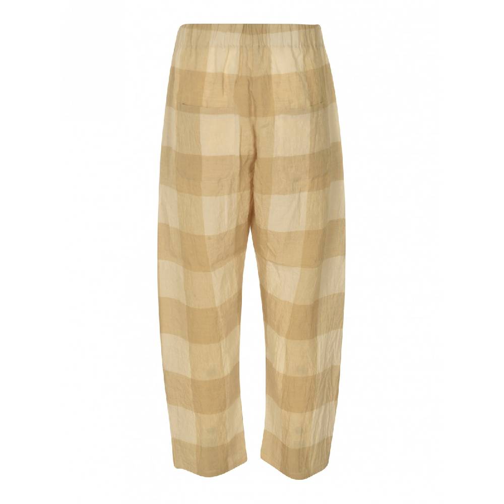 APUNTOB Pantaloni quadri elastico in vita Duty-free