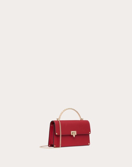 Red Valentino MINI BORSA A MANO ROCKSTUD IN VITELLO Qualità Garantita