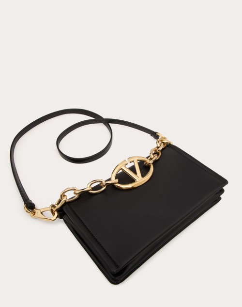 Red Valentino CLUTCH VLOGO CHAIN IN NAPPA CON CATENA Negozi Online