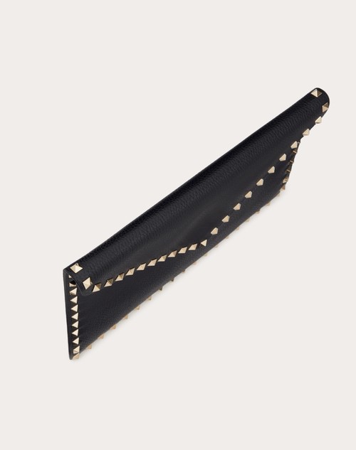 Red Valentino POUCH ROCKSTUD IN VITELLO GRANATO Affare Del Giorno