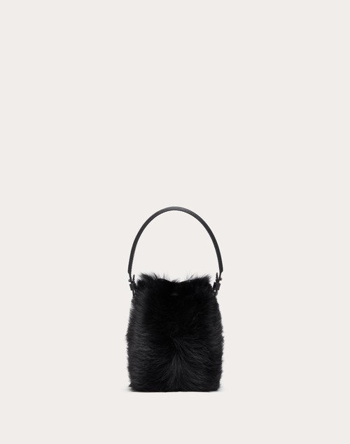 Red Valentino MINI BORSA A SECCHIELLO VLOGO SIGNATURE IN MONTONE Novità