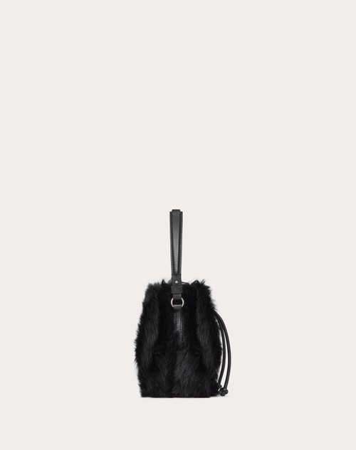 Red Valentino MINI BORSA A SECCHIELLO VLOGO SIGNATURE IN MONTONE Novità