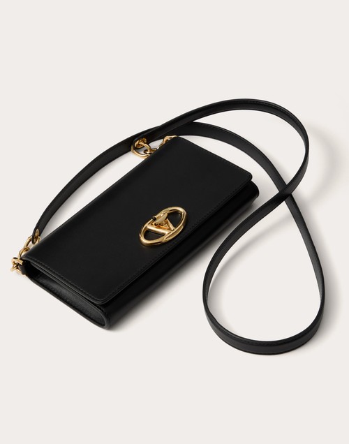 Red Valentino PORTAFOGLIO CON TRACOLLA VLOGO THE BOLD EDITION IN NAPPA Saldi