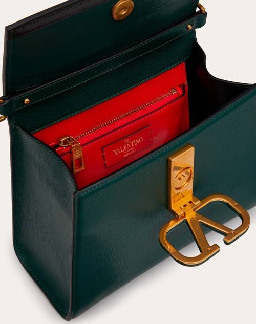 Red Valentino BORSA A MANO PICCOLA VSLING IN VITELLO GRANATO Pezzi Unici