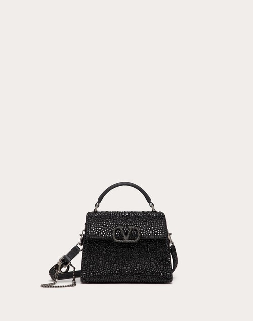 Red Valentino BORSA A MANO MINI VSLING CON RICAMO SPARKLING