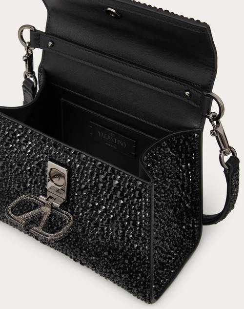 Red Valentino BORSA A MANO MINI VSLING CON RICAMO SPARKLING Consegna Veloce